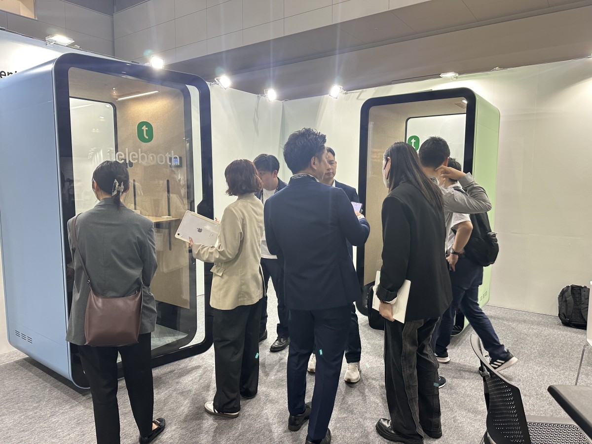 Telebooth Debuts at ORGATEC TOKYO