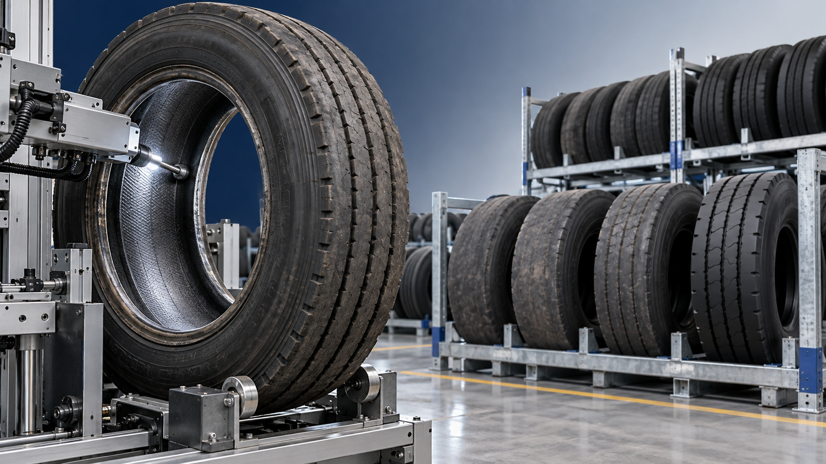 How to compare truck tire retreadability using casing rejection rates