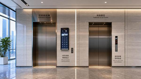 Destination Dispatch Control vs Conventional Group Control: Which Fits Office Towers?