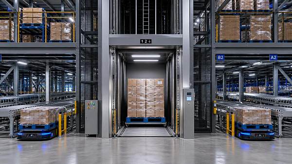 How is the warehouse freight elevator market changing with automation?