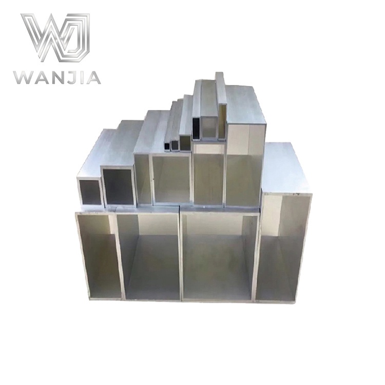 7050 / 7075 Aluminum Extruded Square Tubes / 6061-T6 Aluminum Pipes