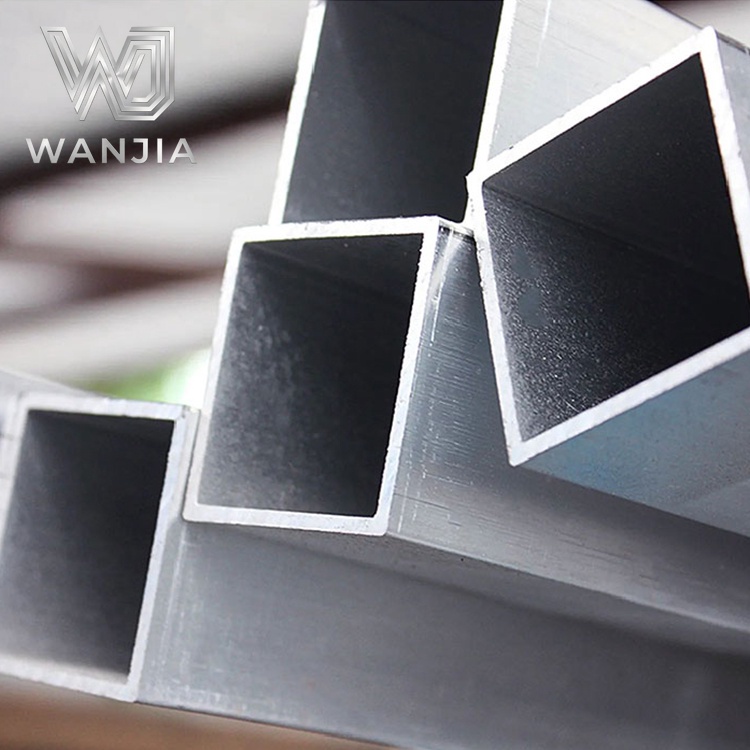 7050 / 7075 Aluminum Extruded Square Tubes / 6061-T6 Aluminum Pipes