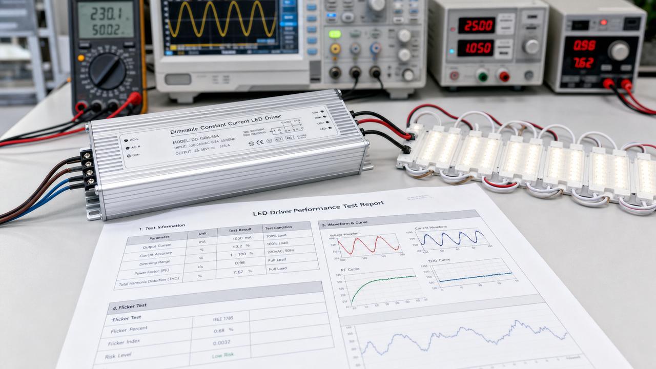 How to Read LED Driver Specs: Constant Current, Dimming, PF, THD, and Flicker How to Read LED Driver Specs: Constant Current, Dimming, PF, THD, and Flicker