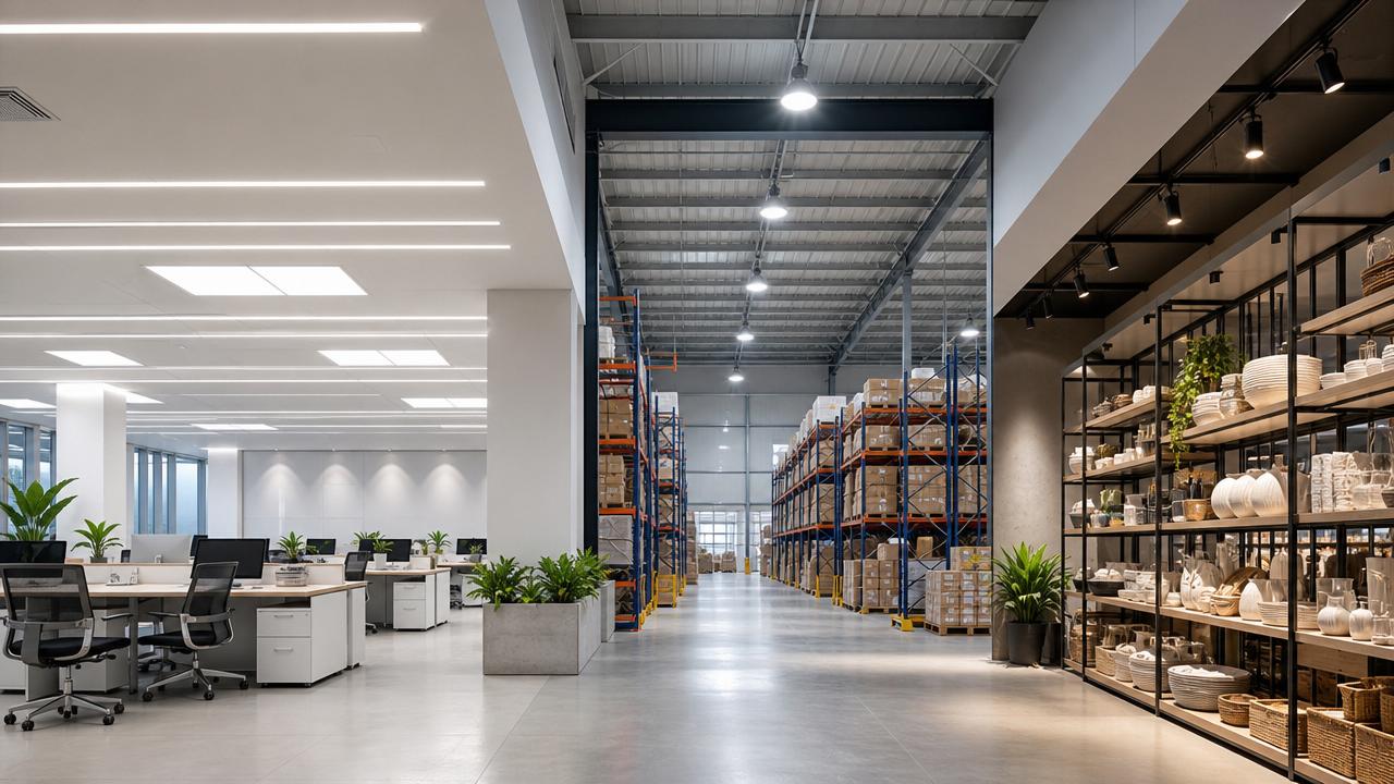 How to Choose LED Lighting Fixtures for Offices, Warehouses, and Retail Spaces