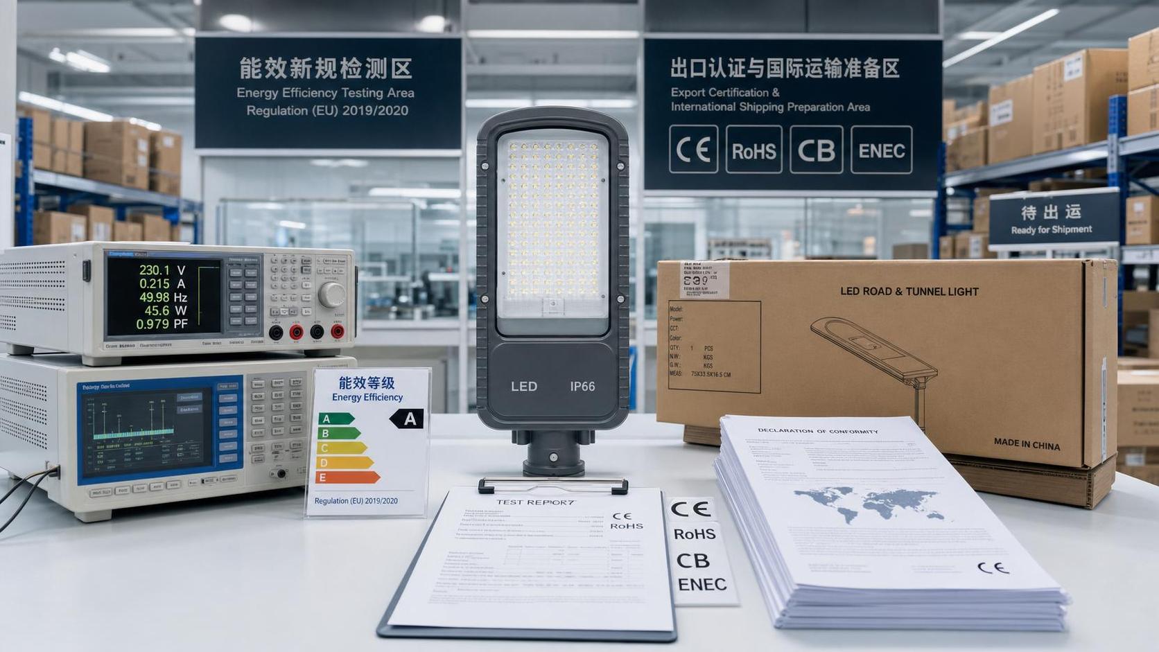 China’s New LED Road and Tunnel Lamp Label Rule Starts June 1