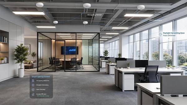 Office Lighting Controls: How to Reduce Energy Waste Fast