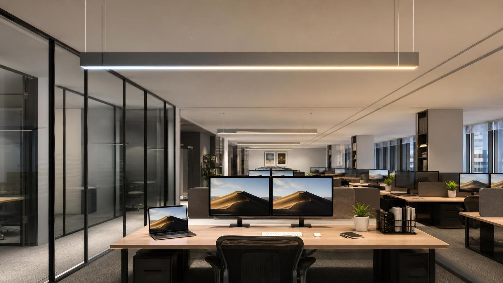 How Microprism Tunable White Lighting Improves Visual Comfort in Offices
