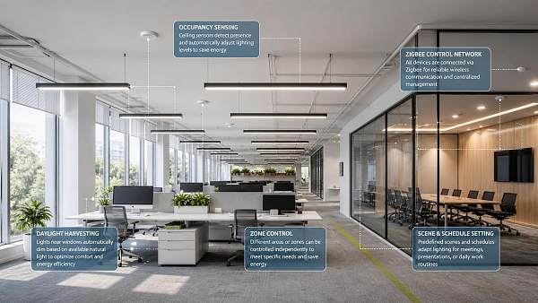 When does zigbee lighting for offices lower energy costs enough to justify the upgrade