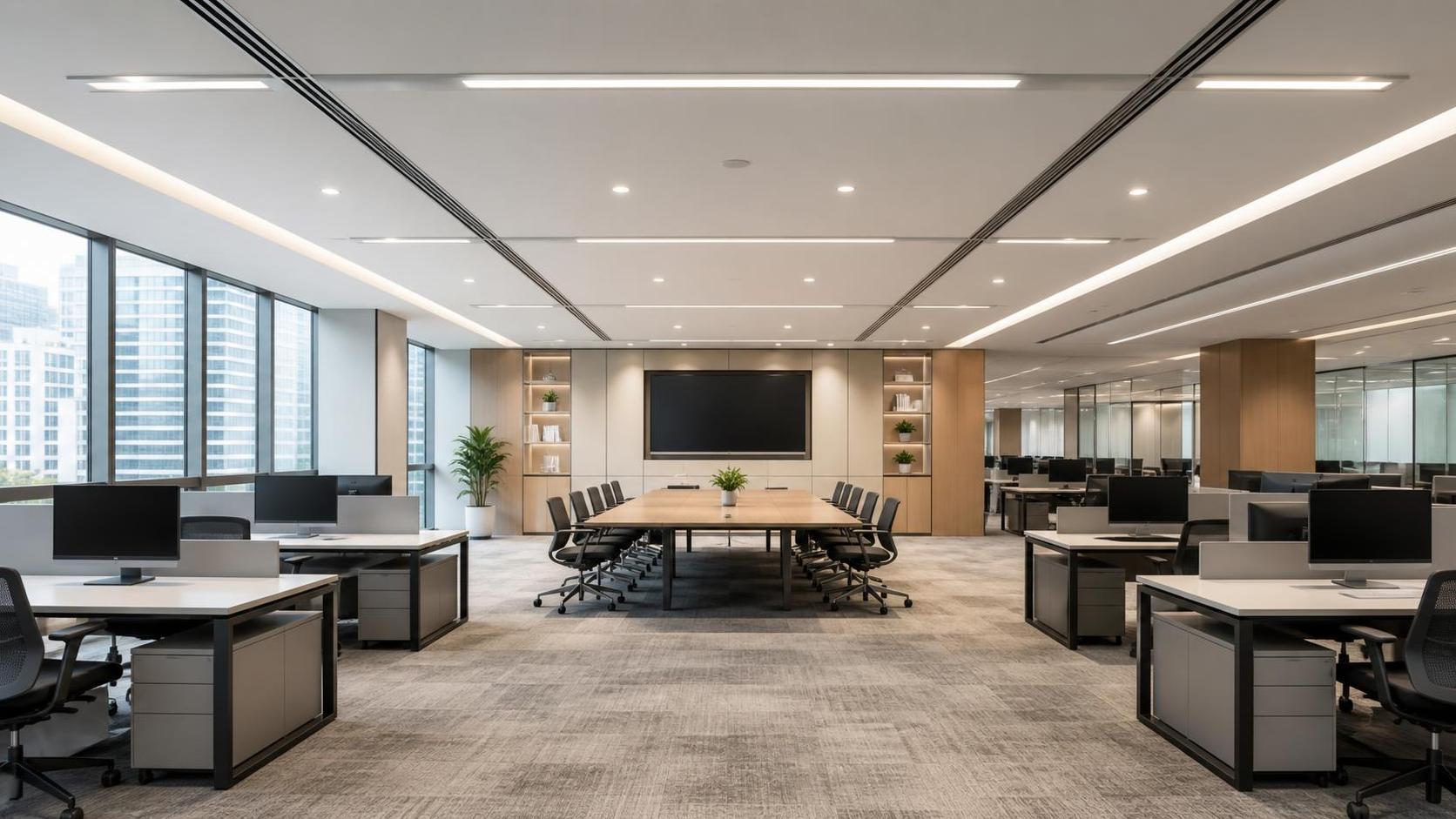 How LED lighting simulation helps prevent glare in commercial spaces
