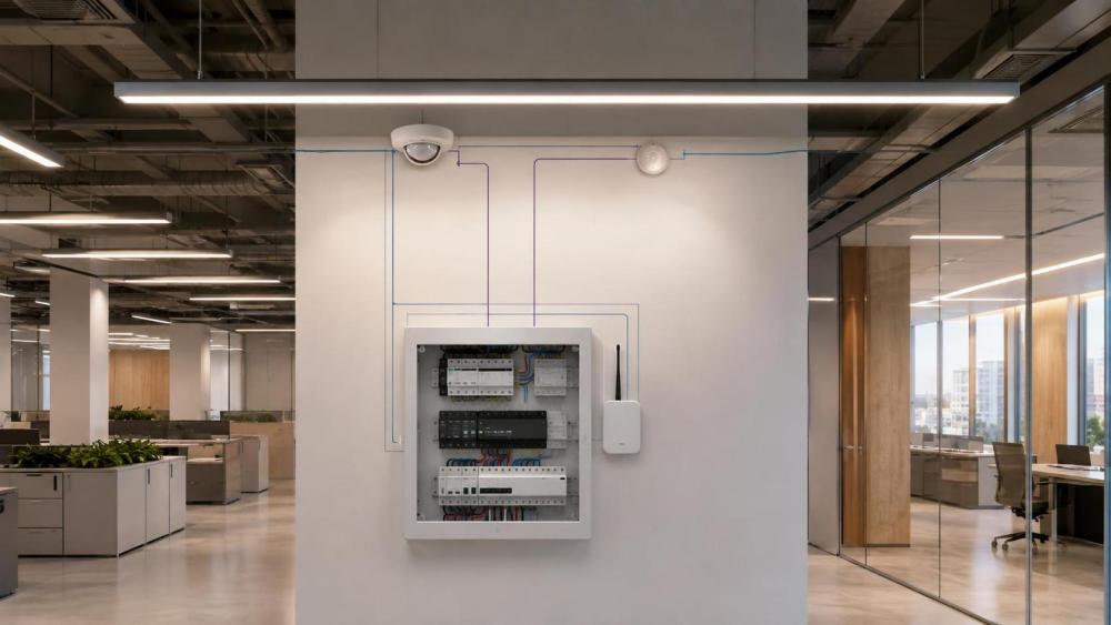 Does wireless smart lighting control work with existing DALI systems?