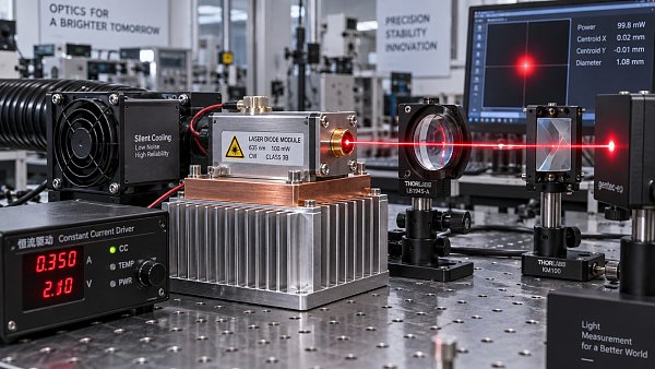 How red laser diodes maintain stable output under thermal load