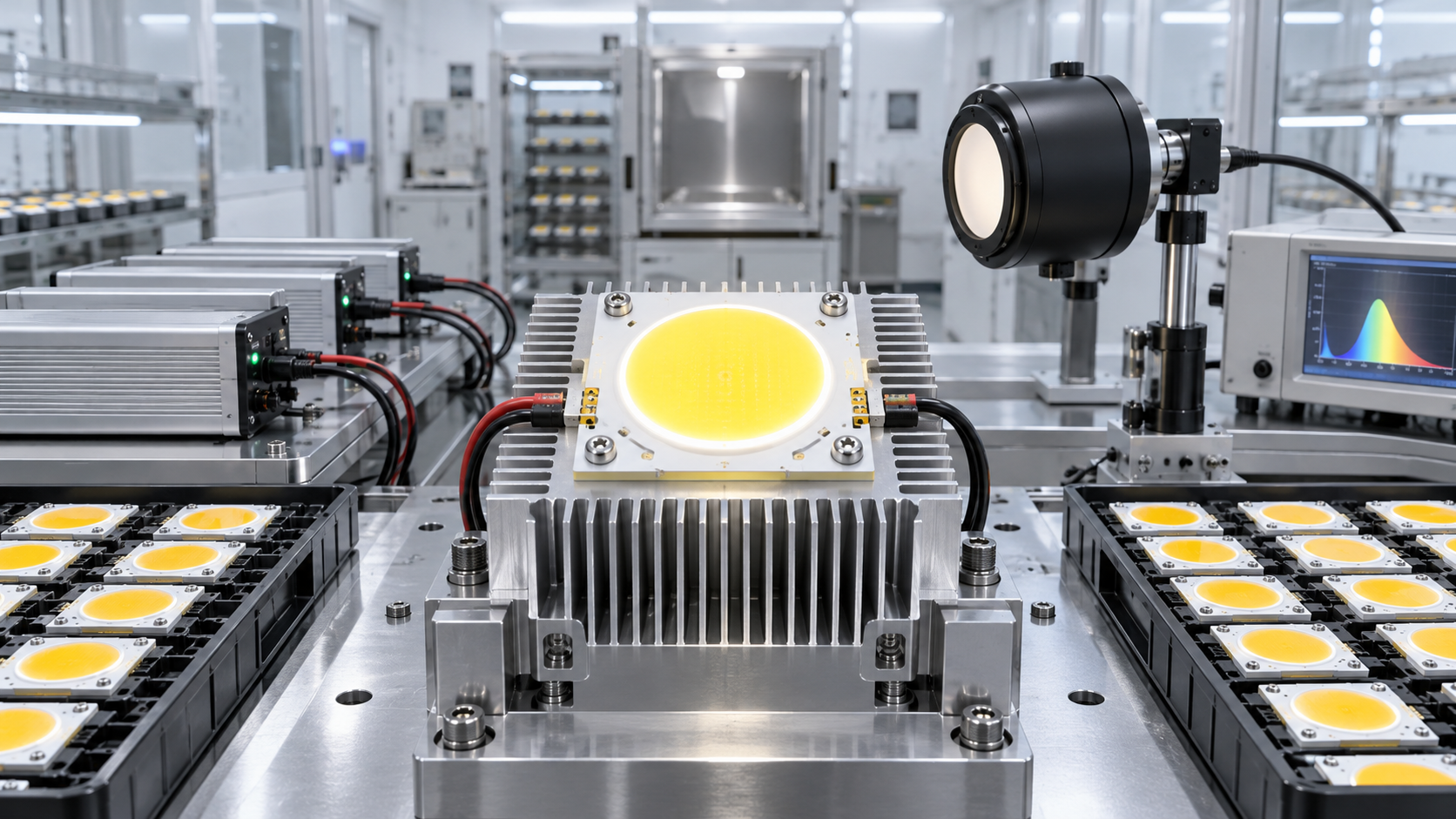 What determines COB LED module price for high-volume orders?