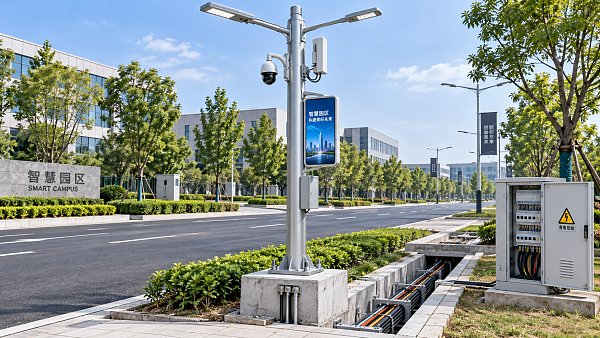 How much does a smart light pole cost with installation included?