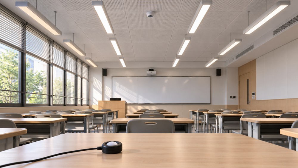 How to set up daylight-linked dimming with DALI lighting for classrooms