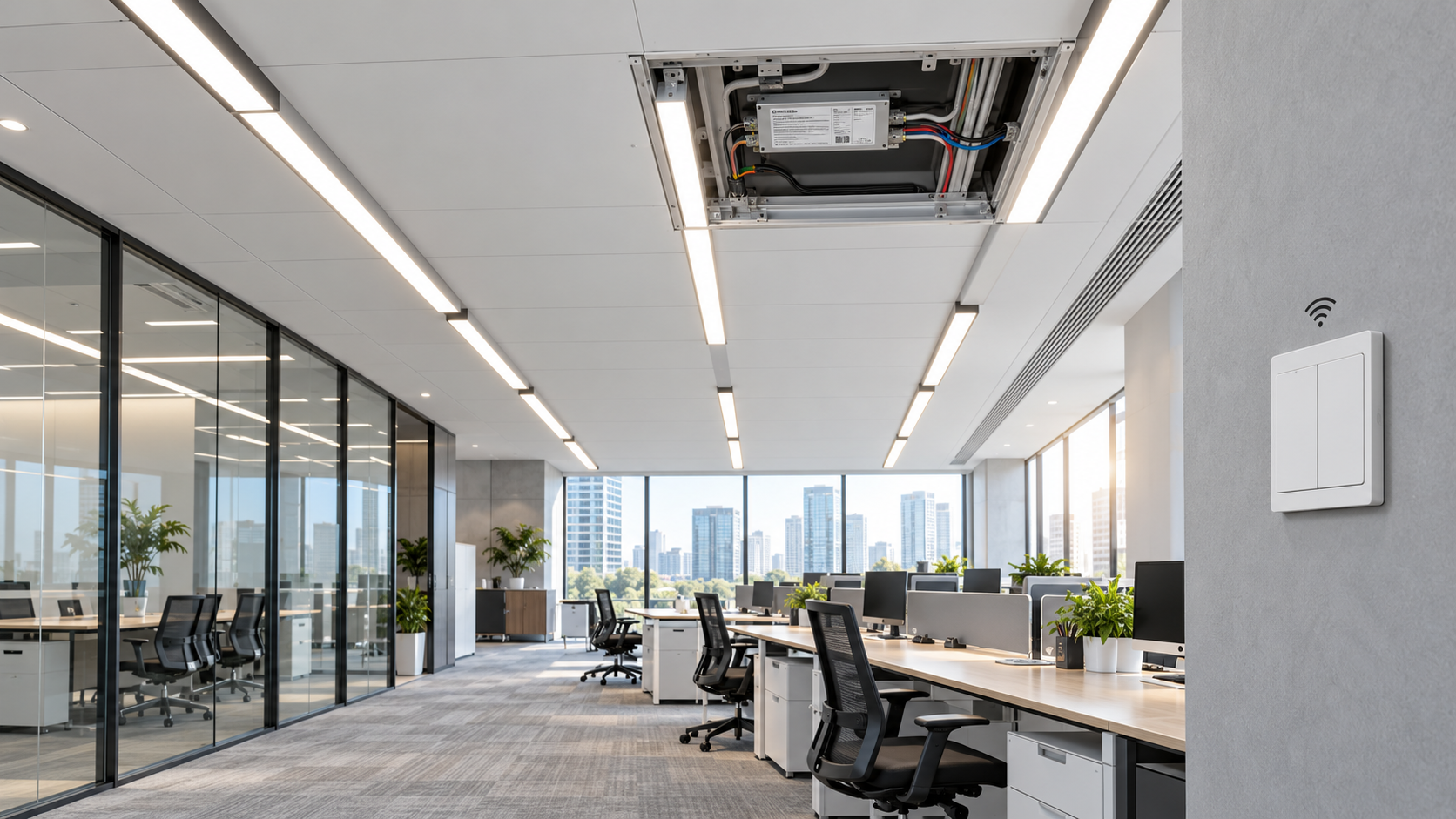 Is DALI or Zigbee better for a smart office lighting retrofit?