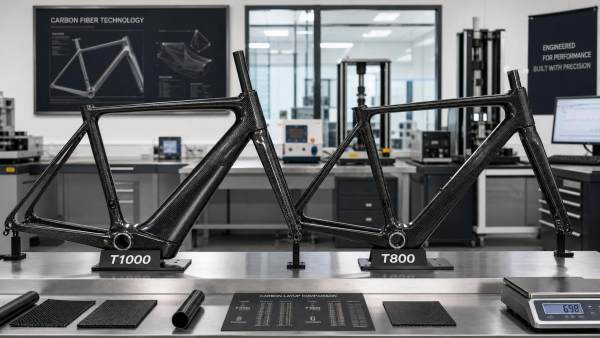 Carbon Road Bikes T1000 vs T800: What Changes in Weight, Stiffness, and Cost?