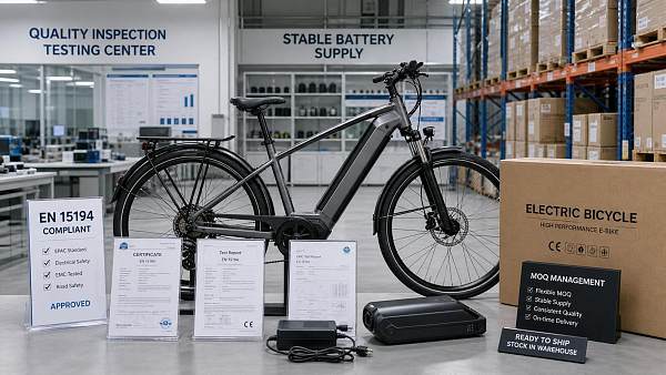 Choosing a Pedelec Manufacturer: What to Check in EN 15194 Compliance, Battery Supply, and MOQ