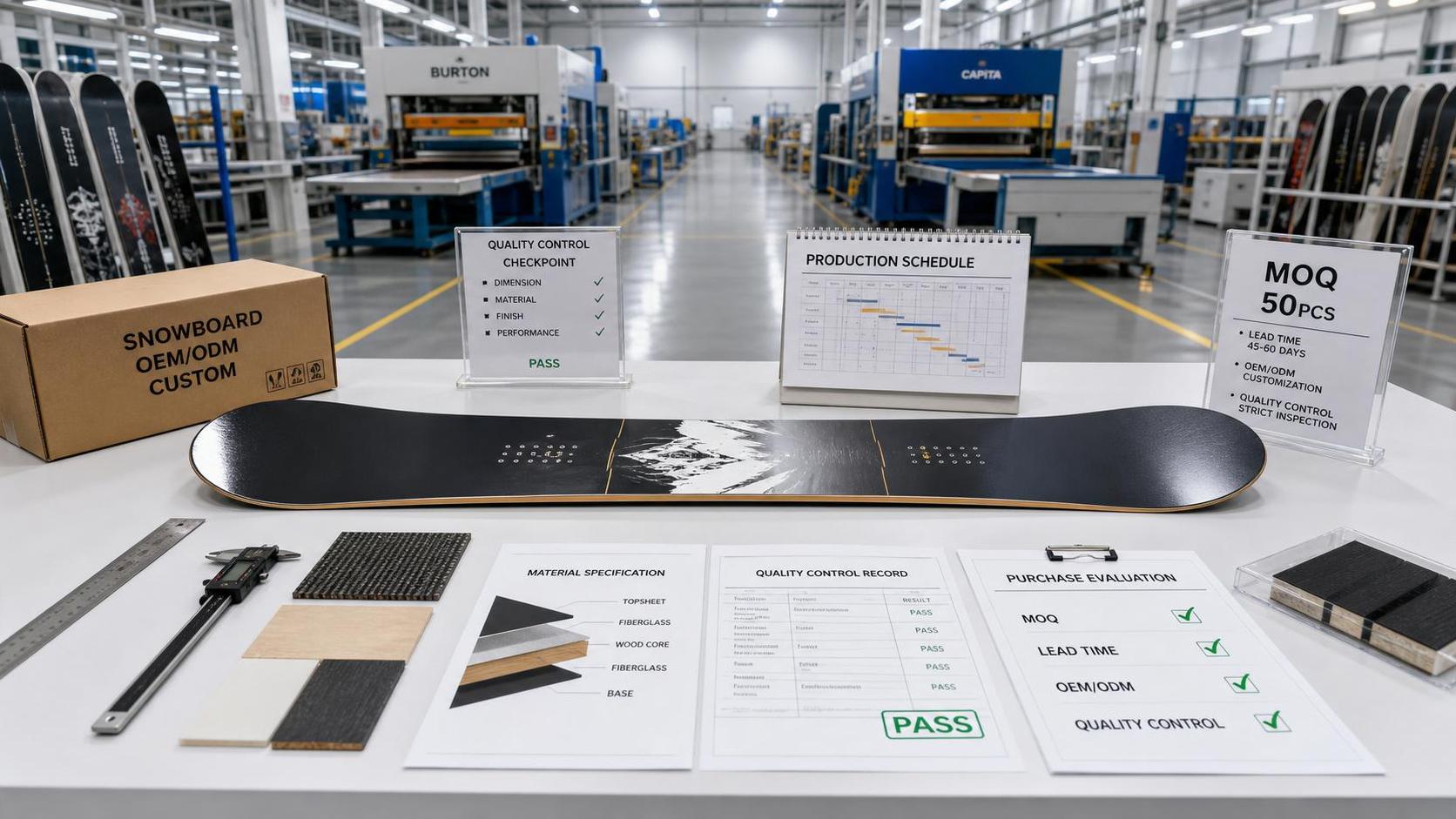 How to Evaluate a Snowboards Supplier: MOQ, Lead Times, OEM Options, and QC