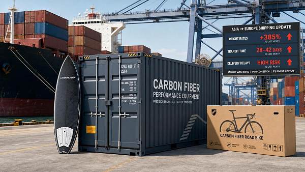Red Sea Pressure Pushes Carbon Sports Cargo Premium to 310%