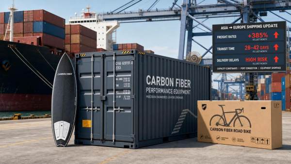 Red Sea Pressure Pushes Carbon Sports Cargo Premium to 310%
