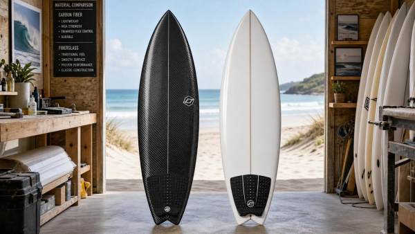 Carbon Fiber Surfboards vs Fiberglass: Performance Differences, Durability, and Cost