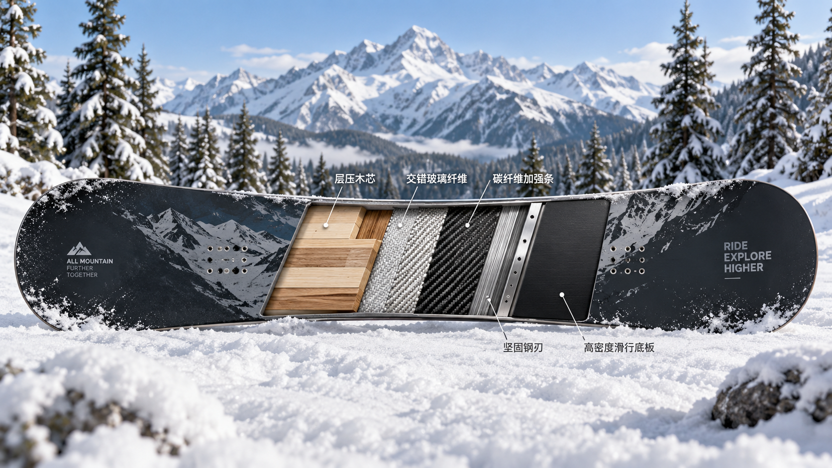 How Snowboard Materials Affect Flex, Durability, and Ride Performance