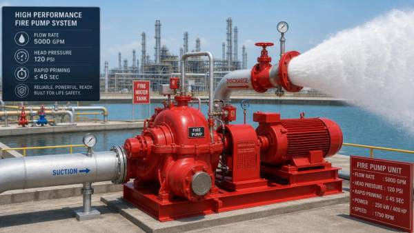 High Flow Fire Pump Selection: Key Flow, Head, and Priming Specs Explained