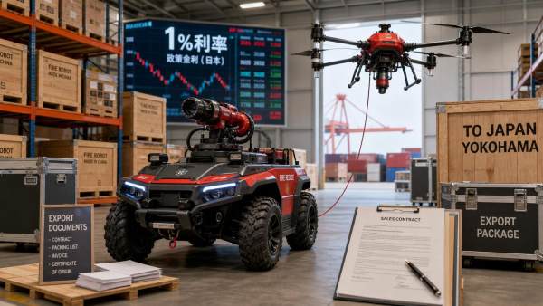 BOJ Rate Hike to 1% Raises Financing Pressure on Firefighting Robot Exports