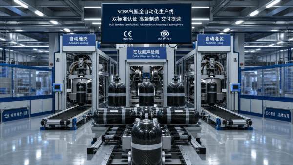 First Carbon Fiber SCBA Cylinder Line Starts Output, Lead Time Cut to 22 Days