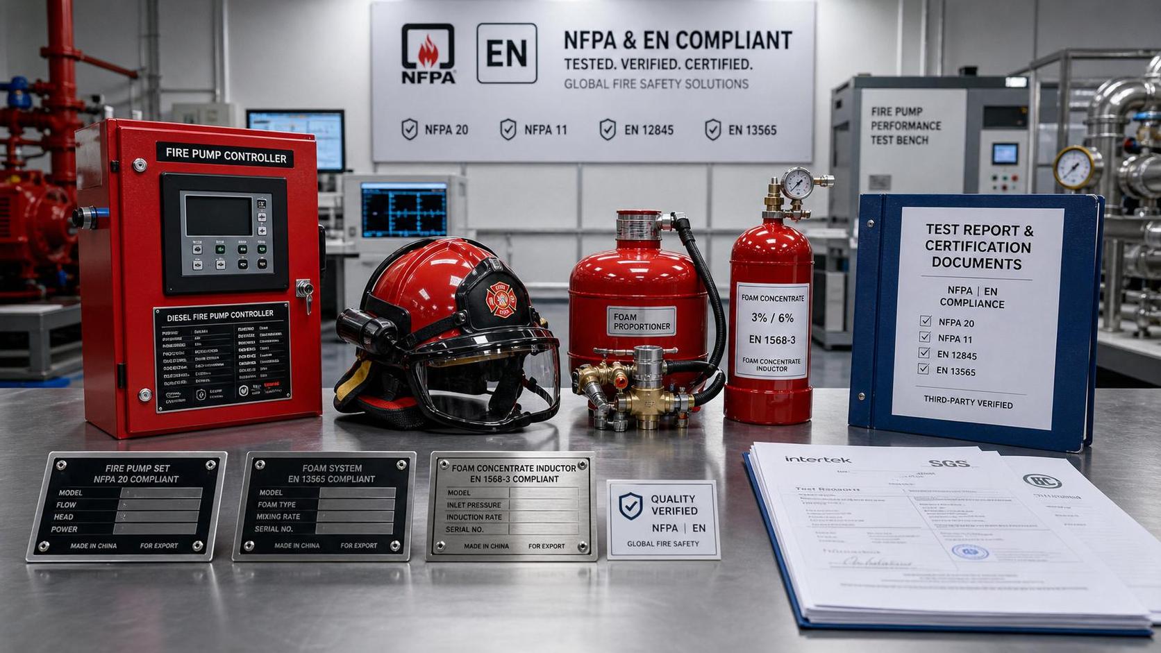 Fire Safety Certification Checklist for NFPA and EN Compliance