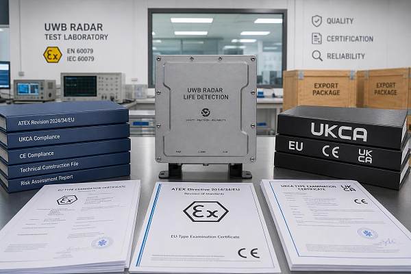 Revised ATEX Rule Adds UKCA and CE Burden for UWB Life Detectors