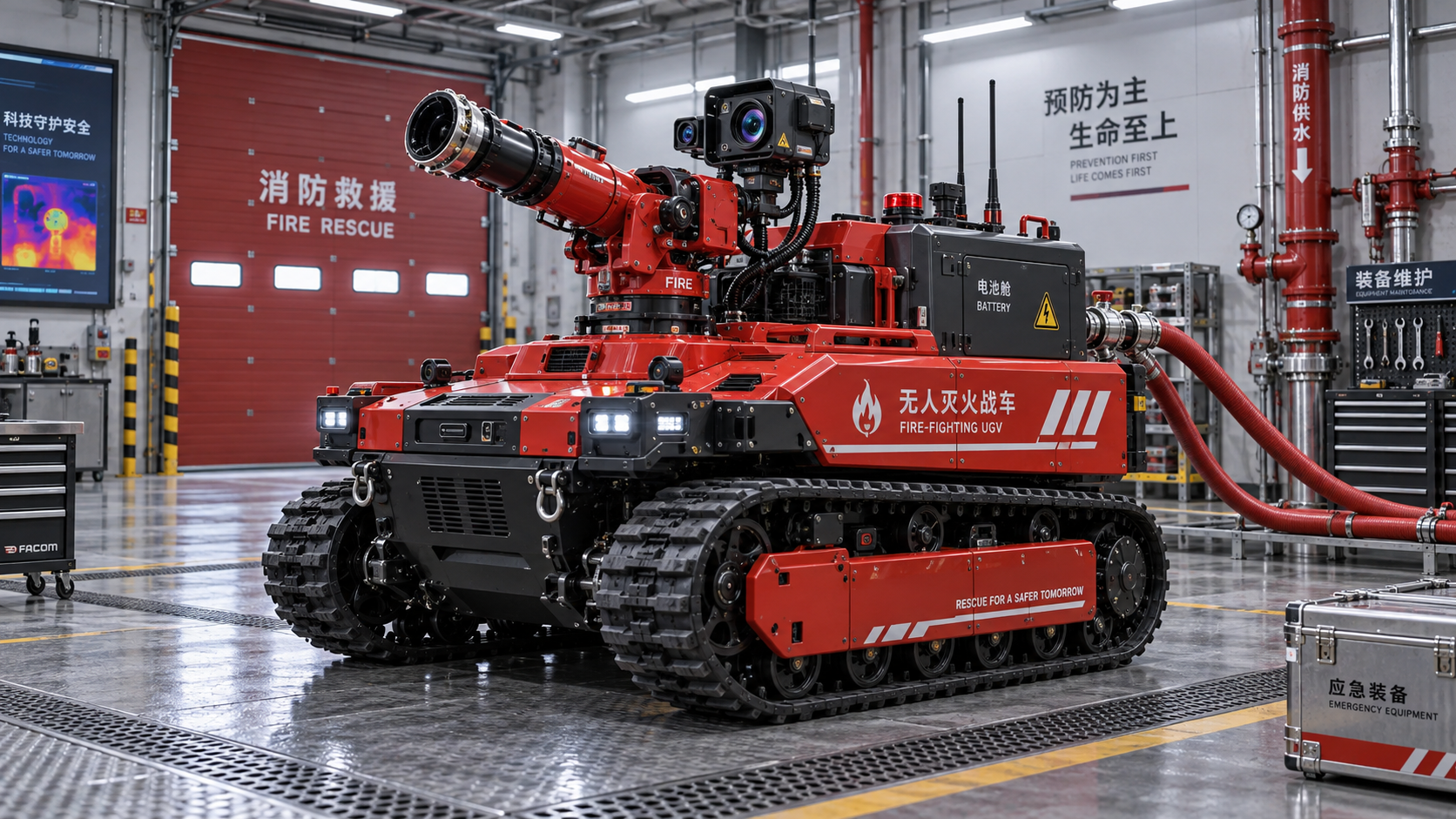 What Maintenance Does an Unmanned Fire Suppression Vehicle Require?