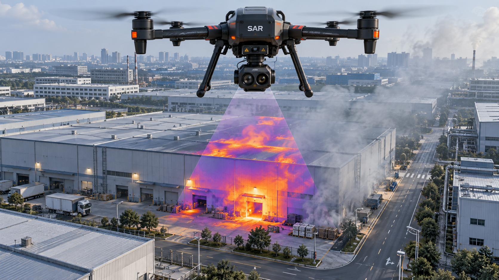 Can Search and Rescue Drones Detect Survivors Through Smoke?