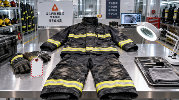 When Should Turnout Gear Be Retired After Flashover Exposure?