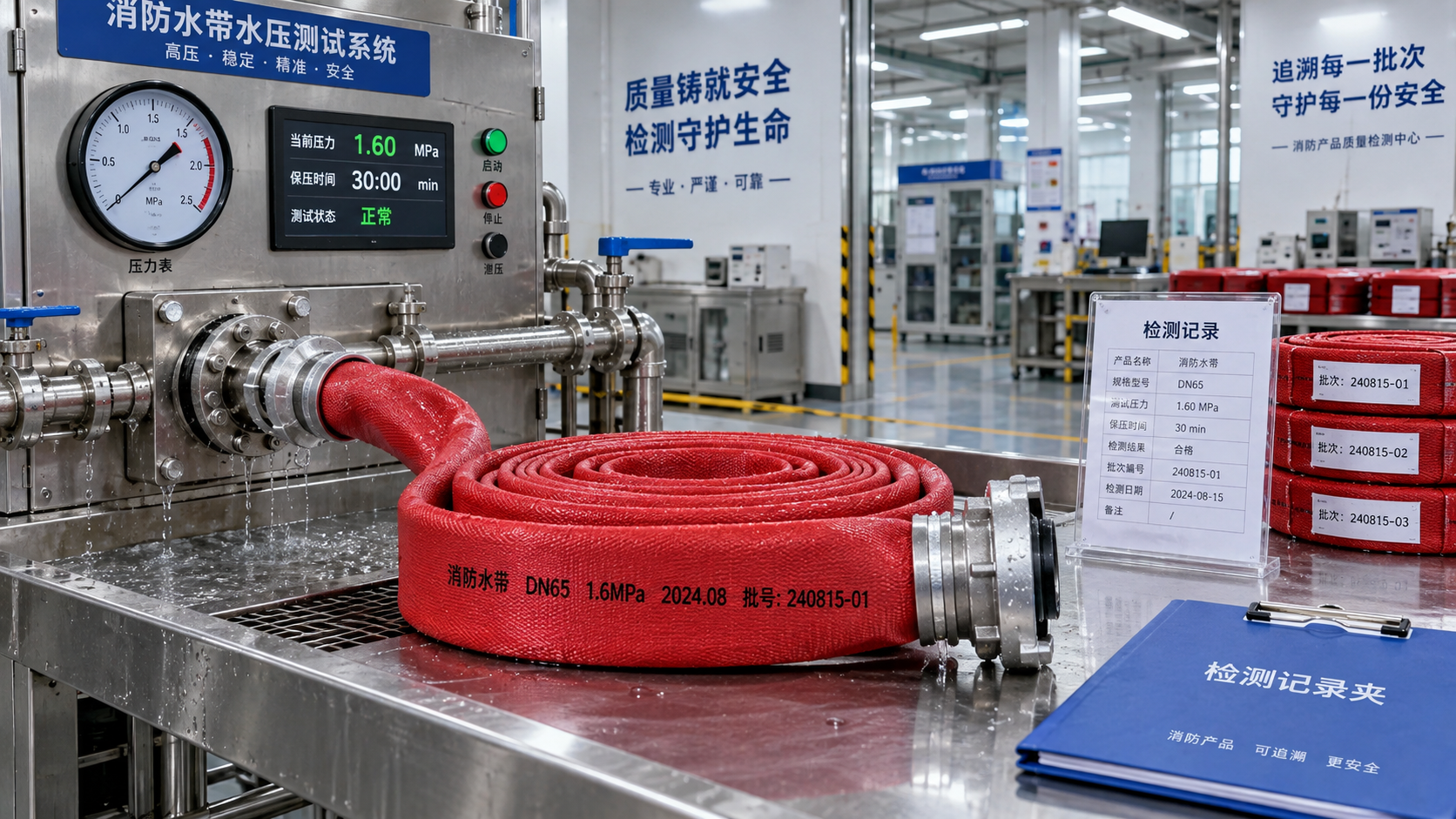 How to verify a fire hoses manufacturer meets NFPA requirements