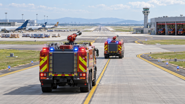 How airport emergency fleet planning affects ARFF response coverage