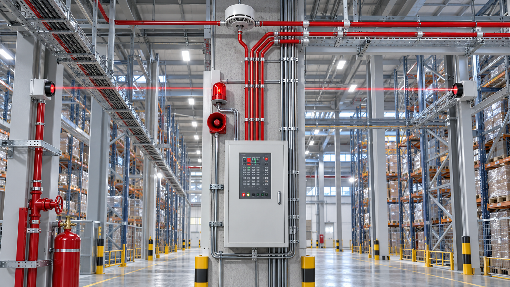 What drives fire detection systems price in large facility upgrades?