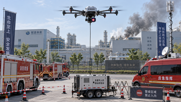 How Tethered UAVs Improve Situational Awareness in Fire Emergencies