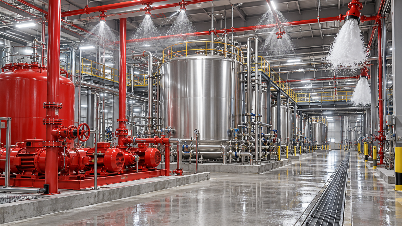 Sizing an NFPA Fire Suppression System for High-Hazard Industrial Areas