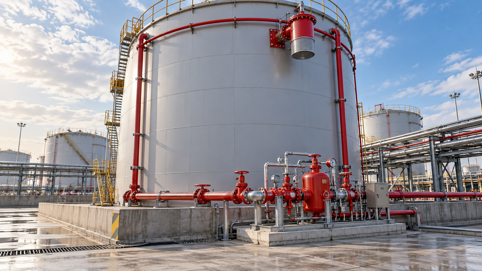Choosing foam suppression systems for fuel storage by fuel type