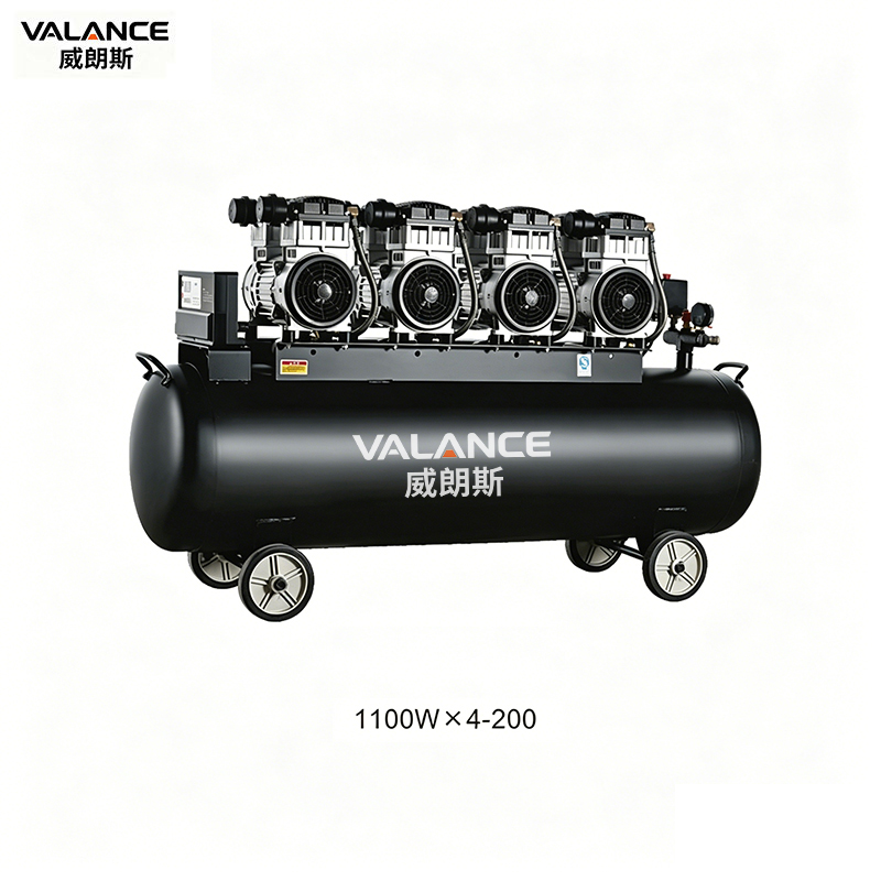 Oil-free silent air compressor