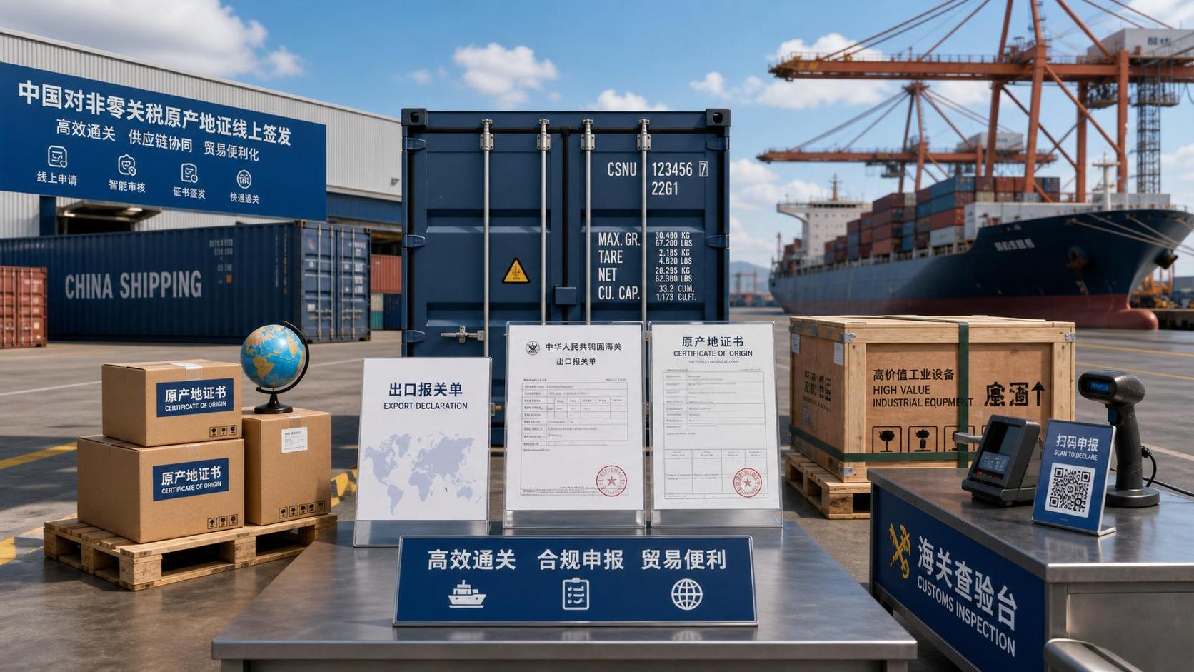 China Launches Online Zero-Tariff Origin Certificates