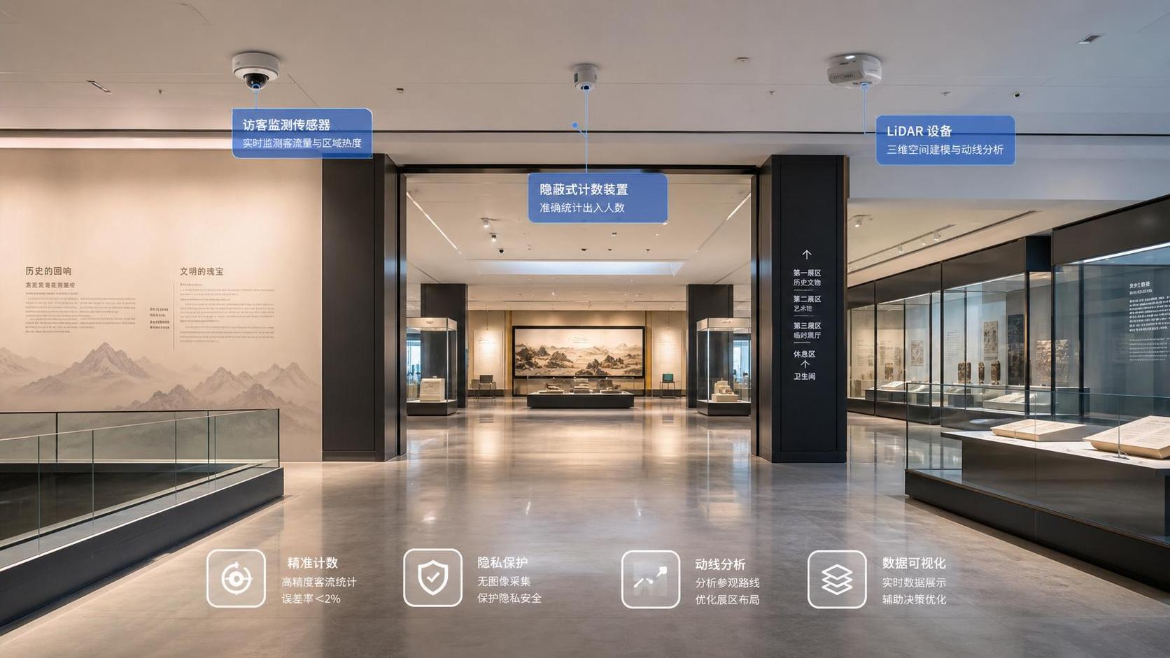 How to Choose Visitor Monitoring Systems for Museums by Accuracy, Privacy, and Flow Analysis
