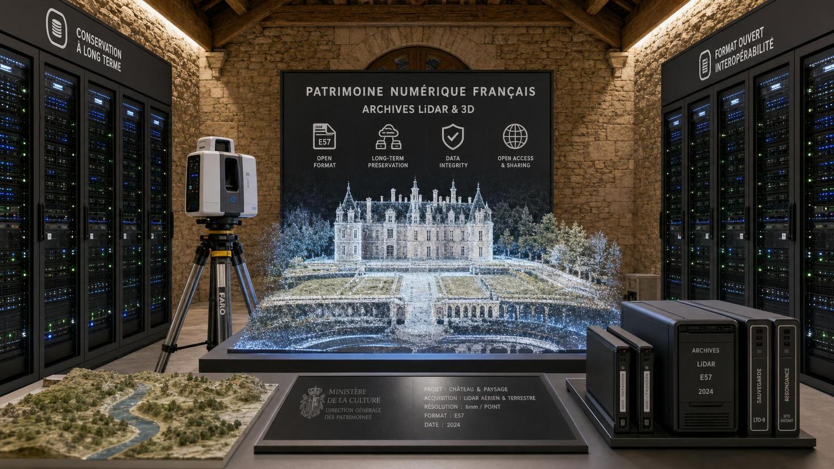 Point Cloud Archiving in France: Data Retention Rules, Formats, and Storage Planning