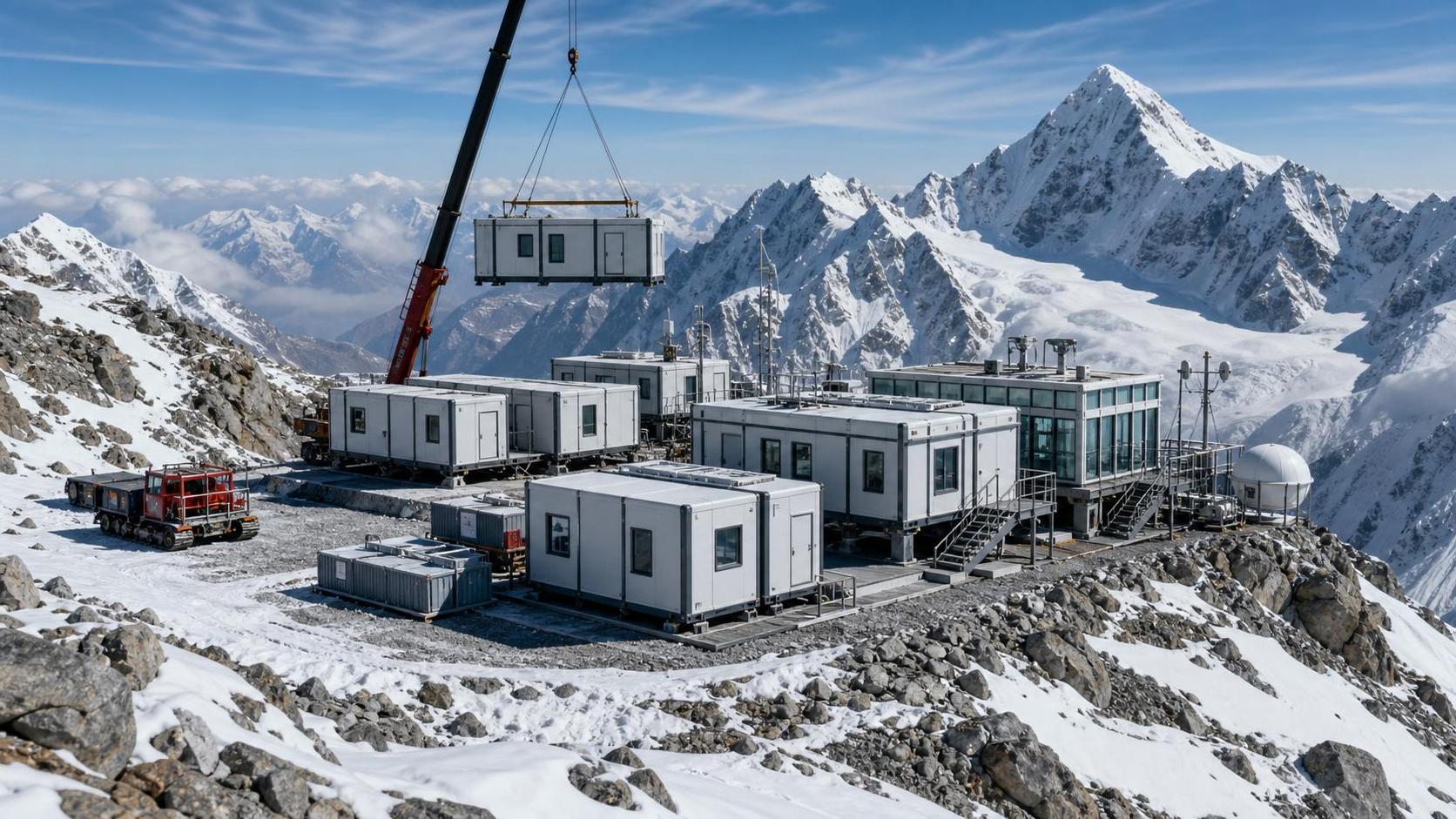 When Modular Mountain Construction Makes Sense for High-Altitude Base Camp Infra