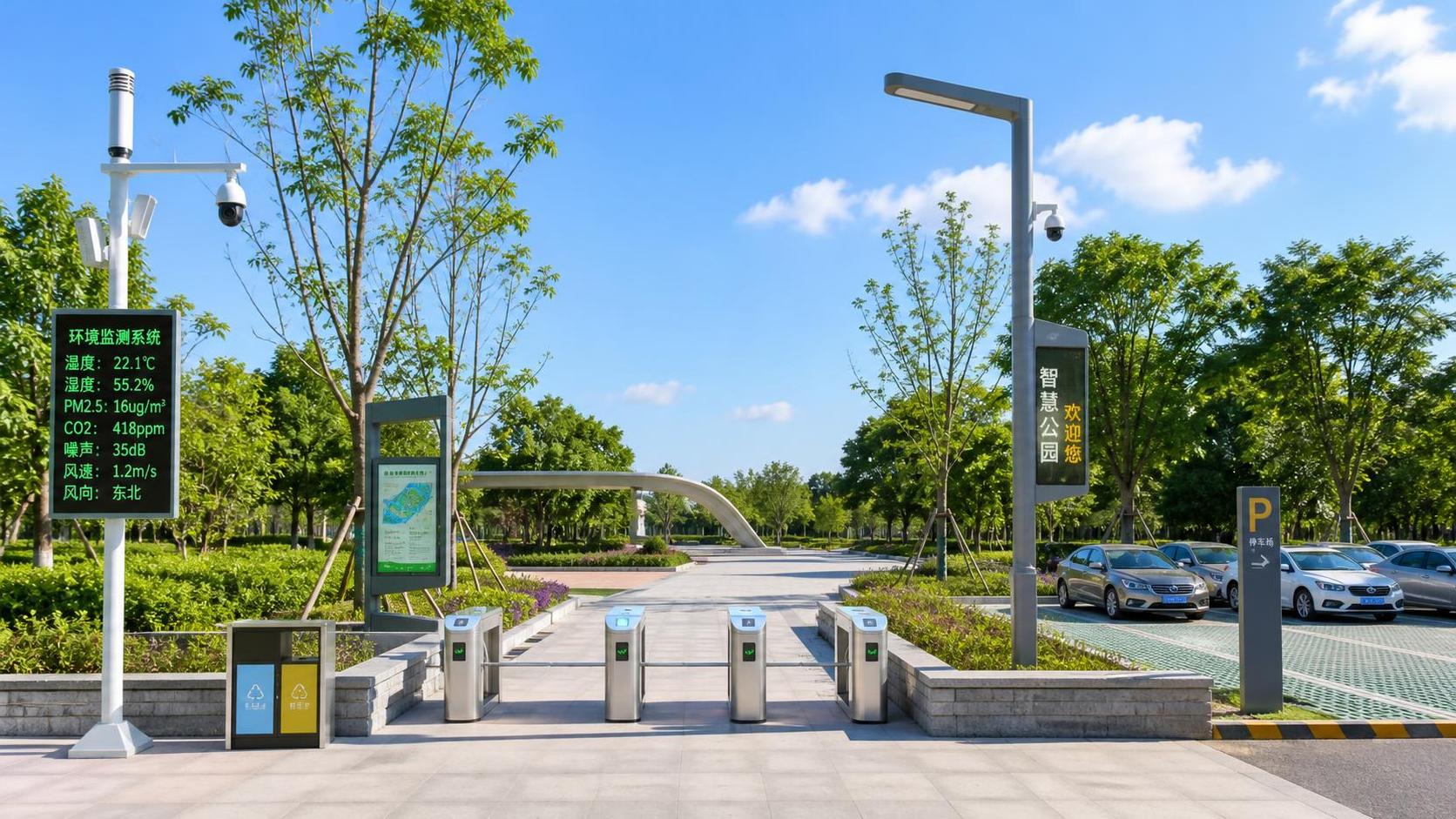 How Smart Park Infrastructure IoT Improves Crowd Flow, Energy Use, and Safety