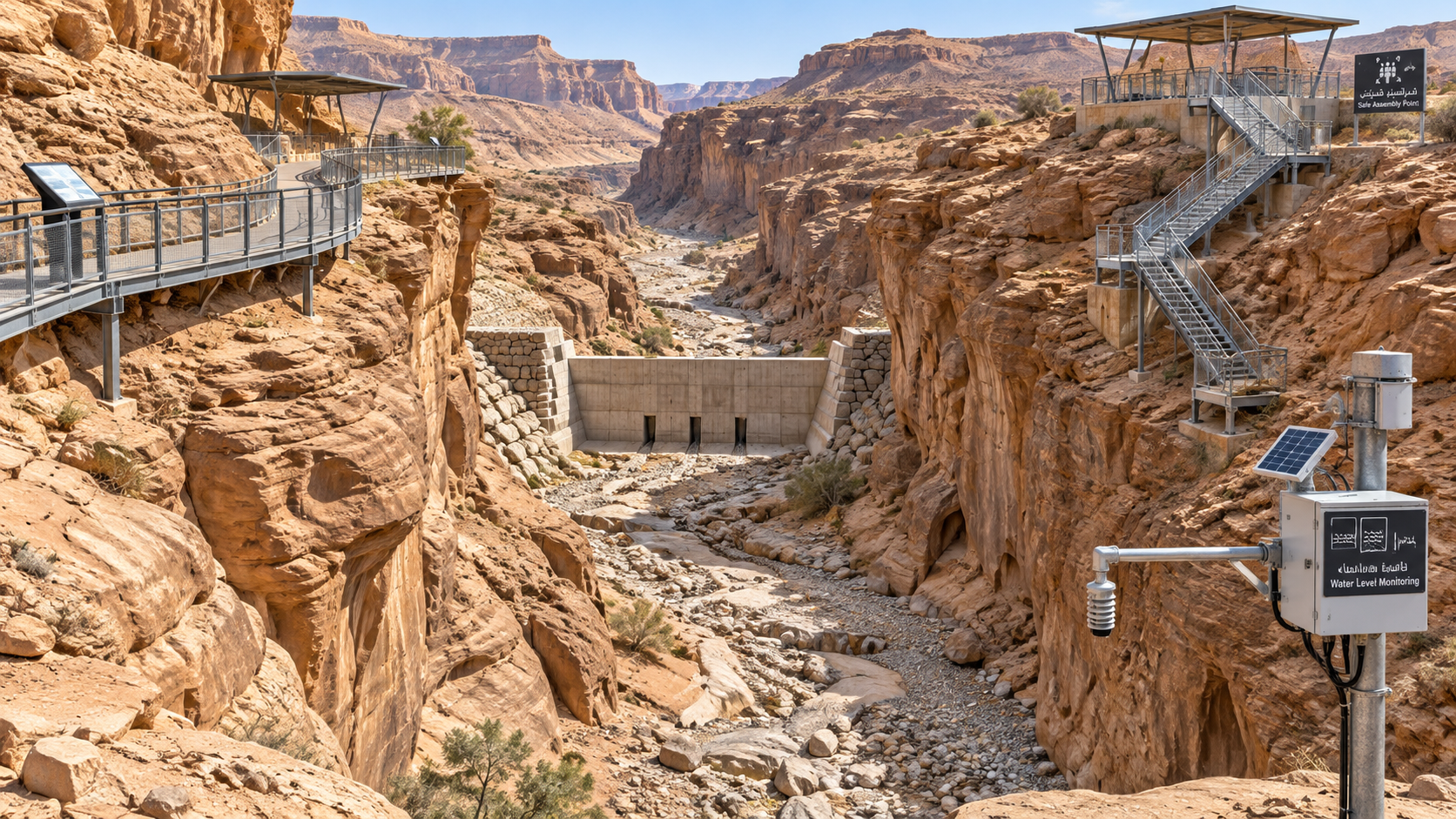 Canyon Attraction Development in Saudi Arabia: Managing Flash Flood Risk