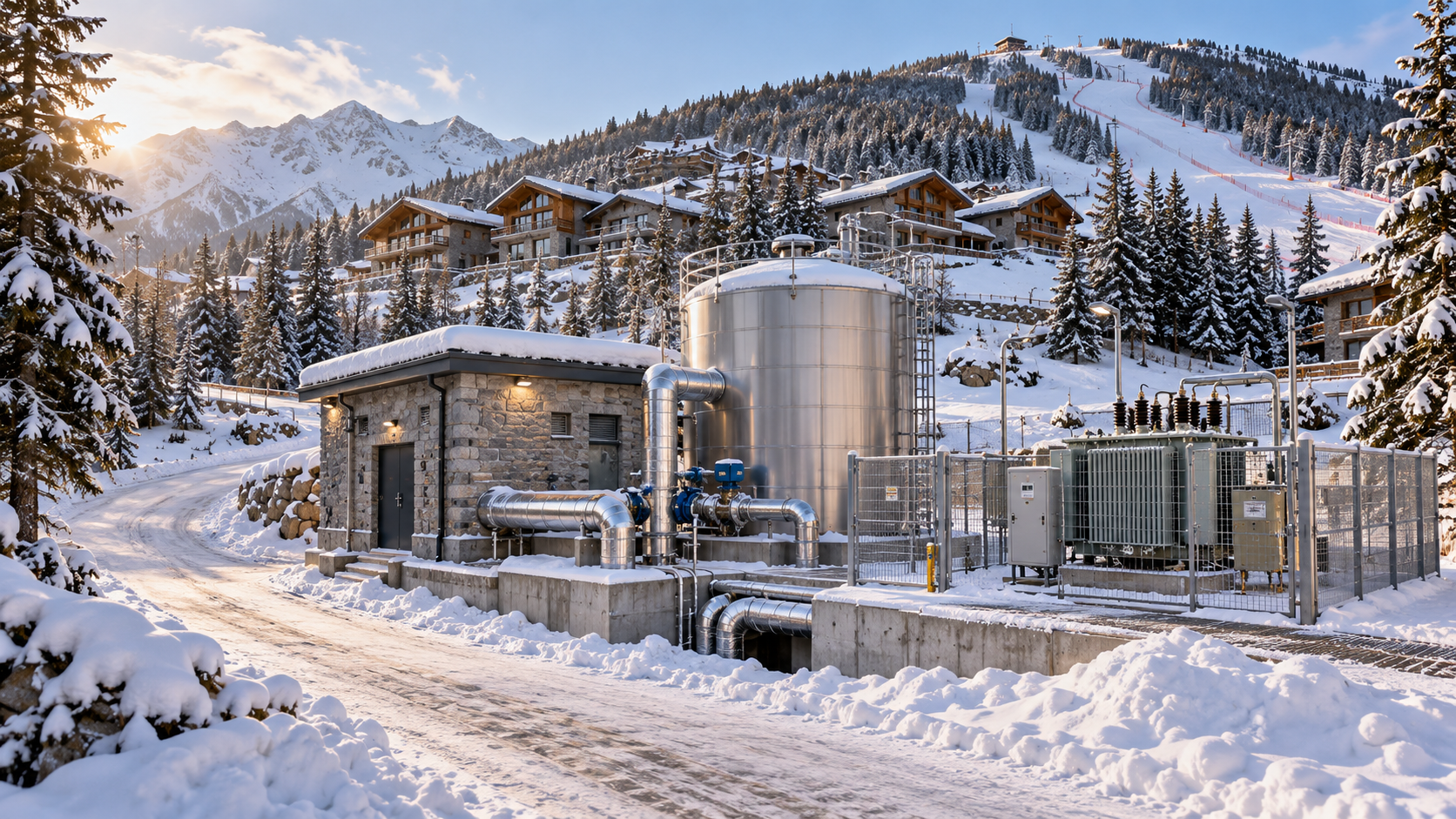 Planning Mountain Resort Infrastructure for Peak-Season Water and Power Demand
