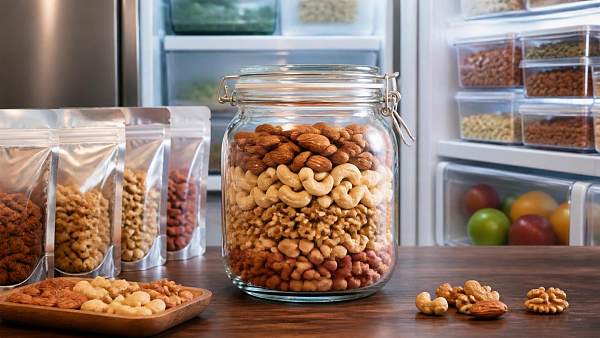 How long do roasted nuts stay fresh after opening?