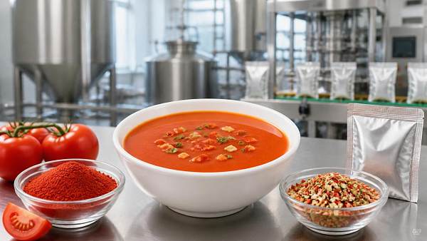 Tomato Powder in Dry Soup Mixes: Managing Color, Caking, and Rehydration